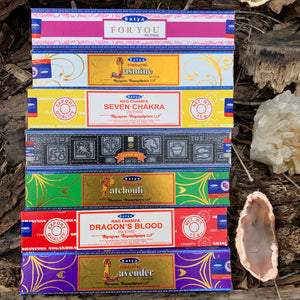Nag Champa Incense various kinds for purification, healing,meditation, relaxation by SATYA